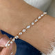 Diamond Tennis Bracelet 2.9 ct Rose Gold