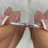 Diamond Bangle Bracelet 0.5 ct White Gold