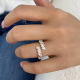 Diamond Band Ring 1.6 ct Rose Gold