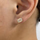 Diamond Stud Earrings 2 ct Yellow Gold