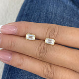 Diamond Stud Earrings 2 ct Yellow Gold