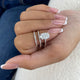 Kova Ring 2 ct TCW , Solid Gold 14k