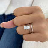 Kova Ring 2 ct TCW , Solid Gold 14k
