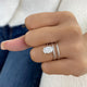 Kova Ring 2 ct TCW , Solid Gold 14k