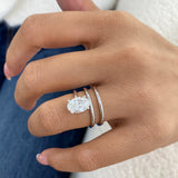 Kova Ring 2 ct TCW , Solid Gold 14k