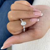 Arixa Ring 1.5 ct TCW , Solid Gold 14k
