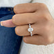Arixa Ring 1.5 ct TCW , Solid Gold 14k