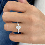 Arixa Ring 1.5 ct TCW , Solid Gold 14k