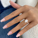 Elysian Ring 2.4 ct TCW , Solid Gold 14k