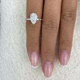 Elysian Ring 2.4 ct TCW , Solid Gold 14k