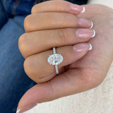Eterna Ring 2.3 ct TCW , Solid Gold 14k