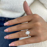 Eterna Ring 2.3 ct TCW , Solid Gold 14k