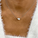 Diamond Pendant Necklace 2 ct White Gold
