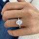 Valencia Ring 3.8 ct TCW , Solid Gold 14k