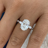 Valencia Diamond Engagement Ring 3.8 ct TCW