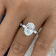 Valencia Diamond Engagement Ring 3.8 ct TCW