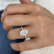 Amoura Ring 2.8 ct TCW , Solid Gold 14k