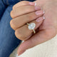 Amoura Ring 2.8 ct TCW , Solid Gold 14k