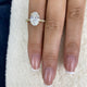 Amoura Ring 2.8 ct TCW , Solid Gold 14k