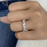 Eternity Band Ring 1.3ct TCW, 14K Gold