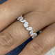 Band Ring 1.3 ct TCW , Solid Gold 14k