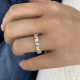 Eternity Band Ring 1.3ct TCW, 14K Gold