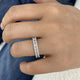 Eternity Band Ring 2.7 ct TCW , Solid Gold 14k