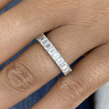 Eternity Band Ring 2.7 ct TCW , Solid Gold 14k