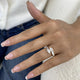 Two-Stone Anniversary Ring Ring 1.6ct TCW, 14K Gold