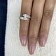 Two-Stone Anniversary Ring Ring 1.6ct TCW, 14K Gold