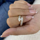 Two-Stone Anniversary Ring Ring 1.6ct TCW, 14K Gold