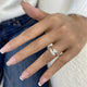 Two-Stone Anniversary Ring Ring 1.6ct TCW, 14K Gold