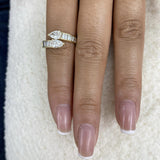 Two-Stone Anniversary Ring Ring 1.6ct TCW, 14K Gold