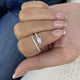 Open Band Ring 0.6ct TCW, 14K Gold
