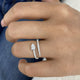 Open Band Ring 0.6ct TCW, 14K Gold