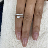 Open Band Ring 0.6ct TCW, 14K Gold