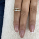 Wrap Band Ring 0.6ct TCW, 14K Gold