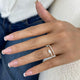 Wrap Band Ring 0.6ct TCW, 14K Gold