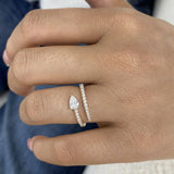 Wrap Band Ring 0.6ct TCW, 14K Gold