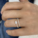 Wrap Band Ring 0.6ct TCW, 14K Gold