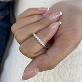 Half-Eternity Band Ring 0.5ct TCW, 14K Gold
