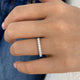 Half-Eternity Band Ring 0.5ct TCW, 14K Gold