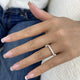 Half-Eternity Band Ring 0.5ct TCW, 14K Gold