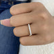 Half-Eternity Band Ring 0.5ct TCW, 14K Gold