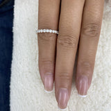 Half-Eternity Band Ring 0.5ct TCW, 14K Gold