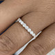9-Stone Band Ring 0.5 ct TCW , Solid Gold 14k
