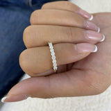 Half-Eternity Band Ring 0.5ct TCW, 14K Gold