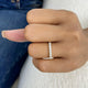 Half-Eternity Band Ring 0.5ct TCW, 14K Gold