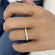 Half-Eternity Band Ring 0.5ct TCW, 14K Gold