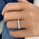 Half-Eternity Band Ring 0.9ct TCW, 14K Gold
